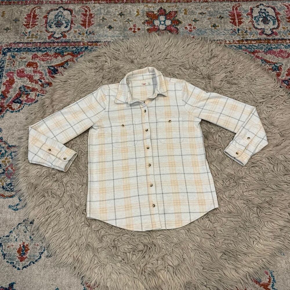 Faherty button down plaid shirt size medium